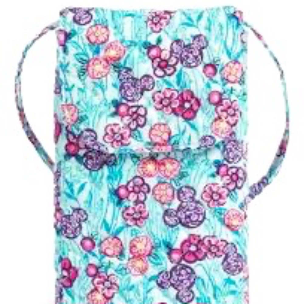 Vera Bradley Mickey Print Phone Case Adjustable Strap